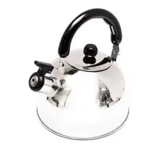 Chaleira De Aço Inox 2 Litros Com Apito Cabo Fixo Ke Home