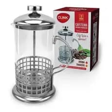 Cafeteira Francesa 800 Ml Francesa Press Inox Cremeira Clink