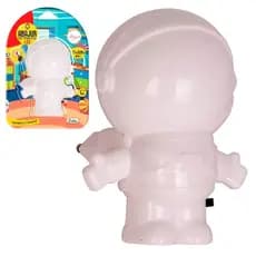 Abajur LED Tomada Infantil Luz Noturna Suave Quarto Bebê Decoração Astronauta