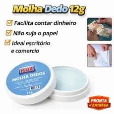 Molha Dedo 12g Material Escritório Para Contar Dinheiro Sacola Papel 1/2/3/4/5