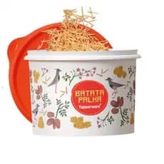 Tupper Caixa Batata Palha Floral 210g TUPPERWARE®