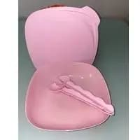 Tupperware Tigela Allegra Quadrada Rosa 2,5l + Pegadores