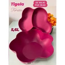 Big Tigela Floresta 6,5 Litros Tupperware