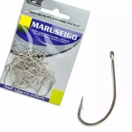 Anzol Maruseigo Nickel N°20 Marine Sports Cartela C/10/15/25/50 Uni