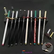 Novos Estilos De Caneta Gel Modelo Demon Anime Japonês 0,5 Mm, Recarga Preta Com Suporte Para Caneta, Acessório