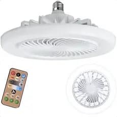 Lâmpada De Ventilador De Teto Led Ajustável Pequena E27 30w Luz Branco Bivolt