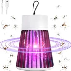 Armadilha Mata Mosquito Repelente Led Uv Eletrônico Pernilongo Insetos Bivolt Recarregável Ex Decor