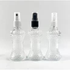 kit 5 Vidros cinturinha 50ml home spray natural branco preto