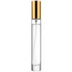 Vidro para perfume 10ml redondo spray dourado perfume