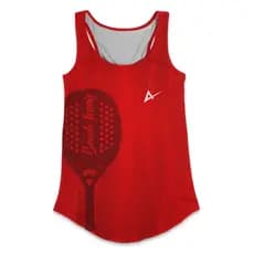 Regata Fem Beach Tennis Vermelho