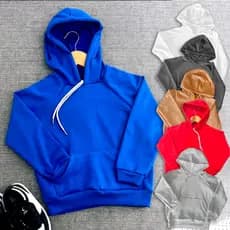 Blusa de moleton infantil com capuz