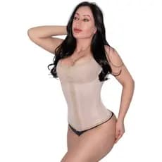 Corset Alta Costura Tecido Duplo Sem Bojo