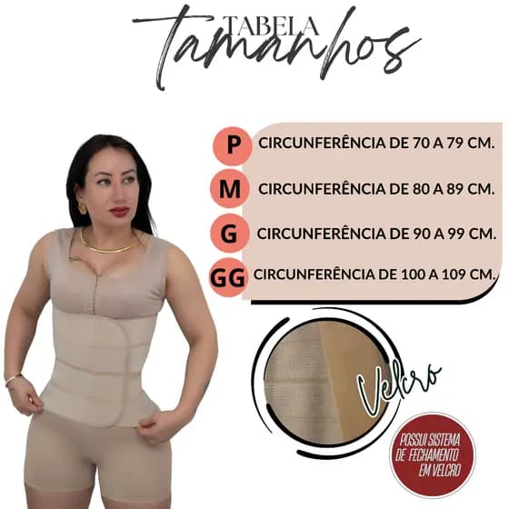 Faixa Cinta Pós-Cirúrgica Lipo Hérnia Bariátrica Pós-Parto