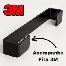 Porta Toalha Lavabo Banheiro Banho Rosto Toalheiro – Acessório Acrílico preta