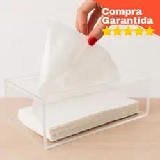 Caixa Acrílico Transparente Tampa Articulada Multiuso Luva