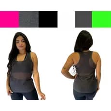 Regata tela camiseta feminina blusa academia e ginástica