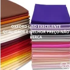 Oxford Liso Premium Varias Cores  Excelente Qualidade e Toque Macio largura 1,50 cm