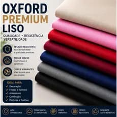 Oxford Liso Premium Varias Cores | Excelente Qualidade e Toque Macio largura 1,50 cm