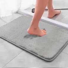 Kit Tapete de Banheiro Decoração em Relevo Lavatório Banheiro Sala,tamanho 45x65
