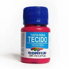 Tinta para Tecido 37ml Corfix Cor:Rosa Escuro 338 Val.09/27