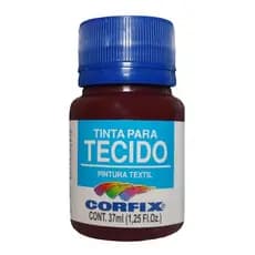 Tinta para Tecido 37ml Corfix Cor:Vinho 314 Val.08/28