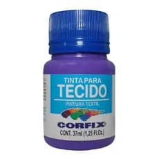 Tinta para Tecido 37ml Corfix Cor:Violeta Cobalto 328 Val.12/26