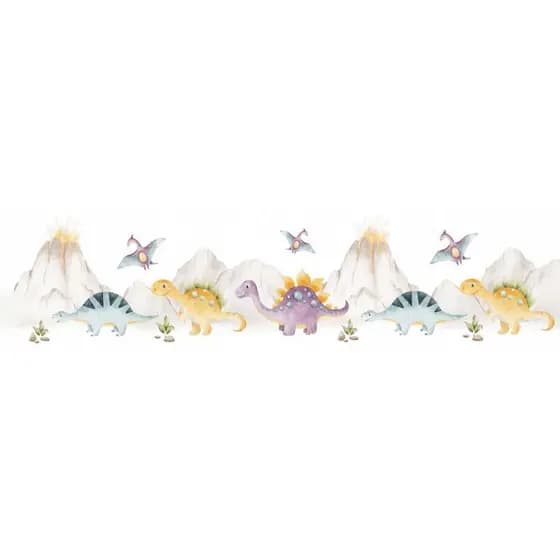 BS002 Transfer Têxtil 25x7cm Dino Baby - BS Artes