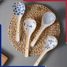 Conjunto De Colheres De Sopa De Cerâmica Para áreas Externas, Colheres De Sopa Japonesas, Colheres De Sopa Com Cabo Longo, Macarrão Ramen, Bolinho De Massa Wonton, Arroz