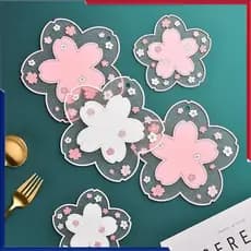Porta-copos De Flor De Cerejeira, Tapete De Isolamento Antiderrapante Para Uso Doméstico, Copo De Chá, Anti-queimadura, Mesa De Jantar, Porta-copos De Bebidas