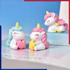 Decoração De Mesa De Unicórnio Micro Paisagem Ao Ar Livre Decoração De Console Central Em Miniatura Faça Você Mesmo