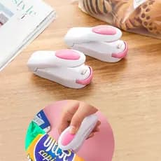 Mini Selador De Plástico Portátil Para Lacrar Embalagens a Pilha