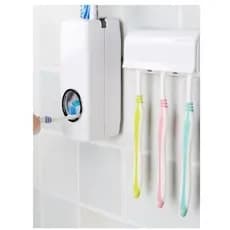 Dispenser Automático Pasta De Dente Com Suporte Escovas novo