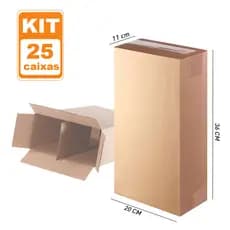 25 Caixas de Papelão para embalagem 20X10X36 2 Garrafas