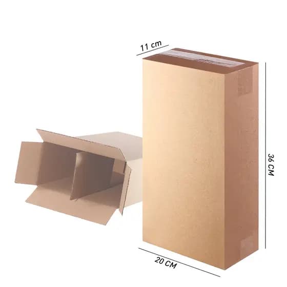 40 Caixas de Papelão para embalagem 20X10X36 2 Garrafas