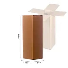 50 Caixas de Papelão embalagem 9X9X27 Tubo Garrafa Cerveja