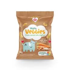 Kit 12 und Mini Veggie Snack Integral Feijão e Cenoura - 18g