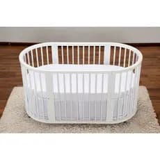 Lençol Berço Sleeper Crescer Fase 2 Percal 180 Fios Oval