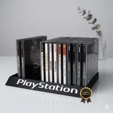 Organizador de Jogos para PlayStation 1 – Cases Duplas, Europeias e Misto