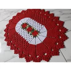 Tapete em crochê. Para decoração.