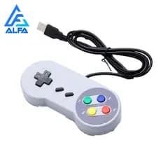 Controle Joystick Super Nintendo Snes Usb Jogos Emulador Pc gamer qualidade