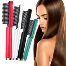 Escova Top Pente Alisador Cabelo Antifrizz Bivolt