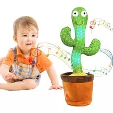 Cacto Pelúcia Dançarino Dançante Toca Musica Repete Sua V