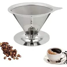 Filtro Coador de Café Inox Premium Reutilizável