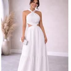 Vestido Frente Unica Duna Feste Convidada Elegante