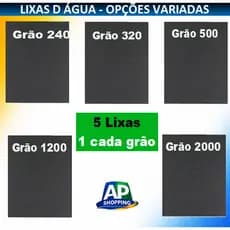 Lixa D’Água 240 320 500 1200 2000 Profissional Folha Grão Funilaria Polimento Automotivo