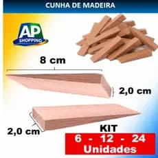 Kit Cunha de Madeira para Enxadas, Enxadão, Foice 8cm x 2cm x 2cm Ferramentas em geral.