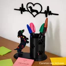 Decoração Salsichinha – Porta-Canetas, Enfeite ou Kit