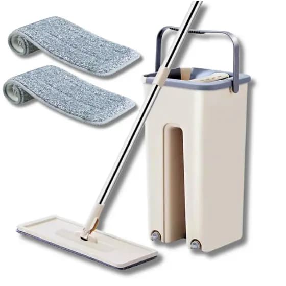 MOP FLAT QUADRADO LAVA E SECA COM BALDE DE 5 LITROS ENTREGA RÁPIDA