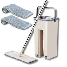 Mop Lava E Seca Flat Multiuso Vertical Balde Esfregão Rodo PROMOÇÃO