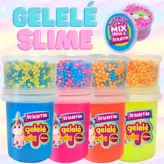Slime Unicornio Mix Gelele com Surpresa Cores Brinquedo Diversão em Familia Envio Imediato